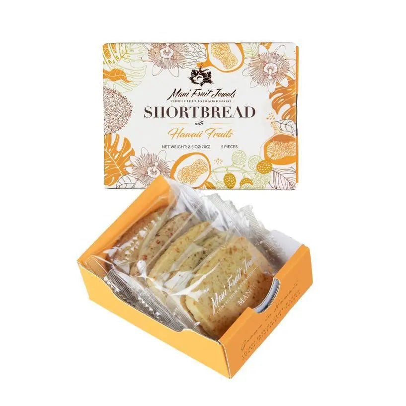 Shortbread with Hawaii Fruits - 5 Pieces - My SensibiliTeas - shortbread from Maui Fruit Jewels