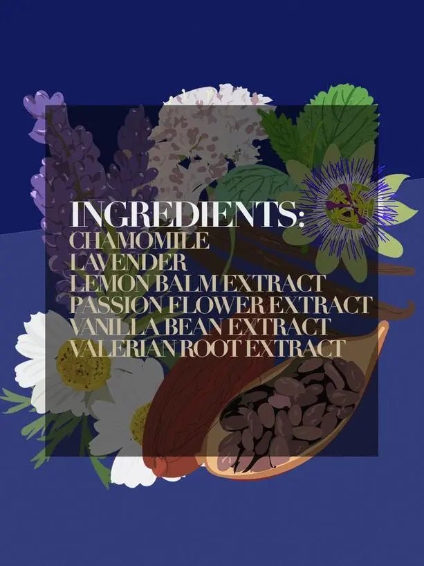 Sleepy Chocolate - Blueberry Lavender - My SensibiliTeas - sleepy time chocolate from The Functional Chocolate Company