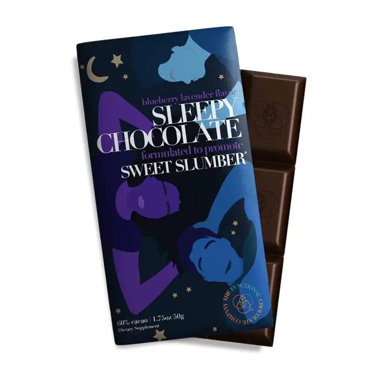 Sleepy Chocolate - Blueberry Lavender - My SensibiliTeas - sleepy time chocolate from The Functional Chocolate Company