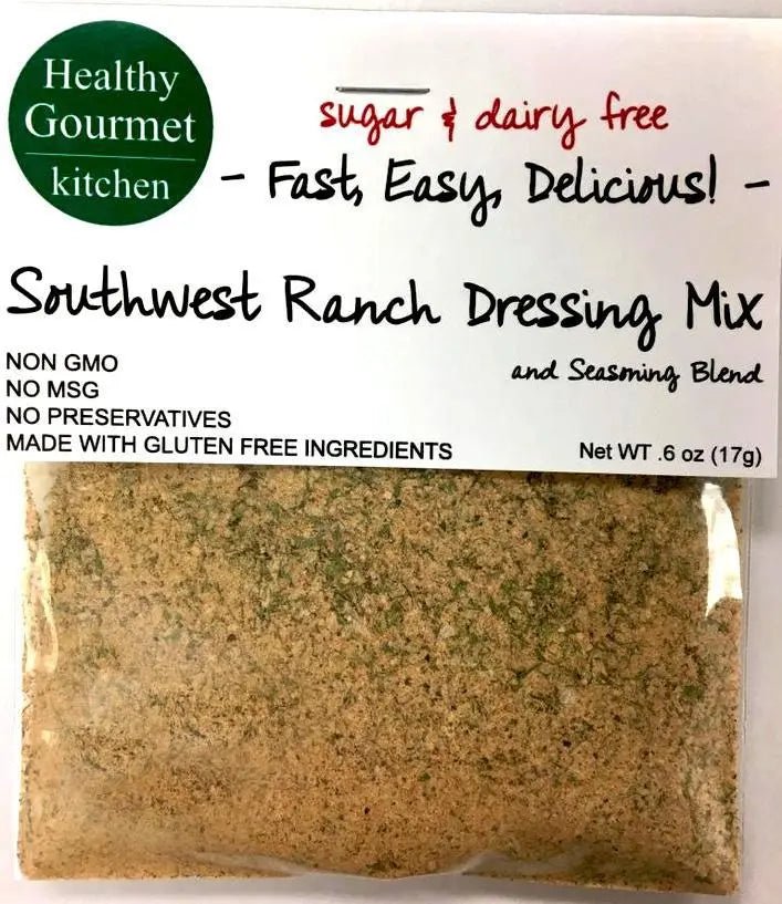 Southwest Ranch Dressing Mix - My SensibiliTeas - dressing mix from Healthy Gourmet Kitchen