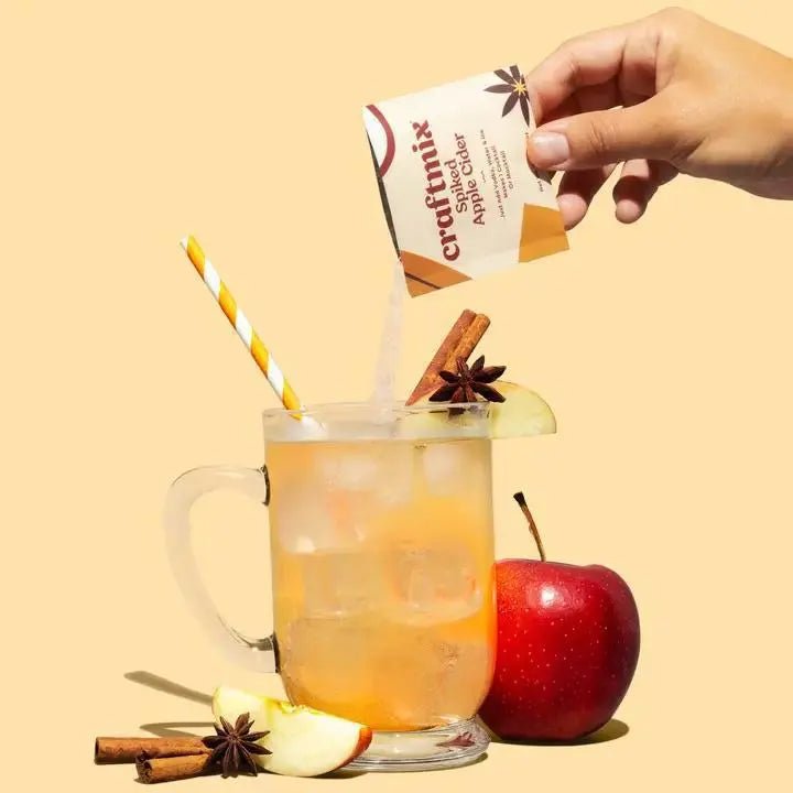 Spiked Apple Cider Cocktail / Mocktail Mixer Singles - My SensibiliTeas - drink mix from Craftmix