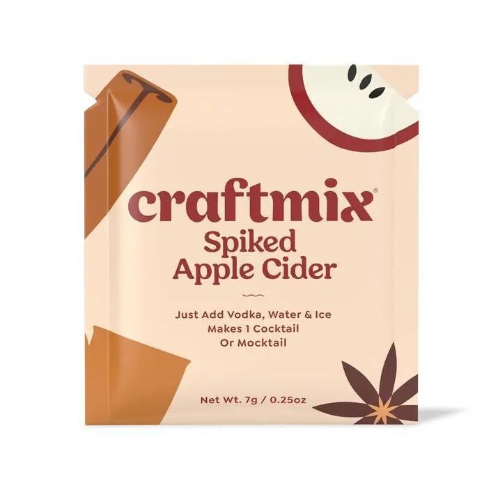 Spiked Apple Cider Cocktail / Mocktail Mixer Singles - My SensibiliTeas - drink mix from Craftmix