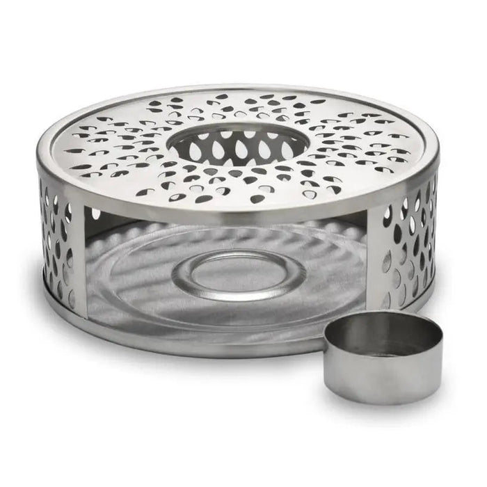 Stainless Steel Leaf Teapot Warmer - My SensibiliTeas - teapot warmer from Creano