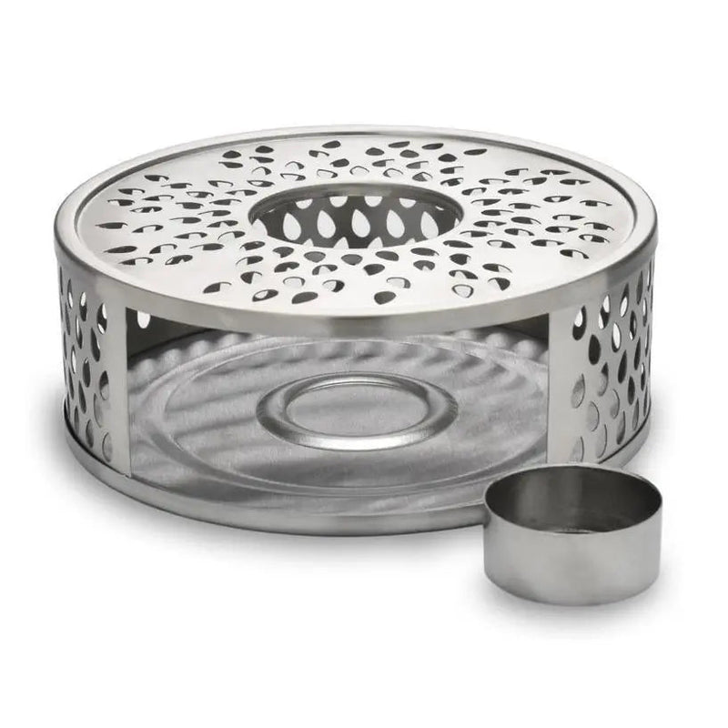 Stainless Steel Leaf Teapot Warmer - My SensibiliTeas - teapot warmer from Creano