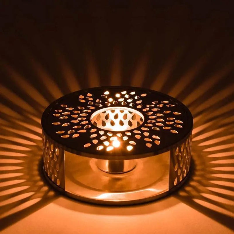 Stainless Steel Leaf Teapot Warmer - My SensibiliTeas - teapot warmer from Creano