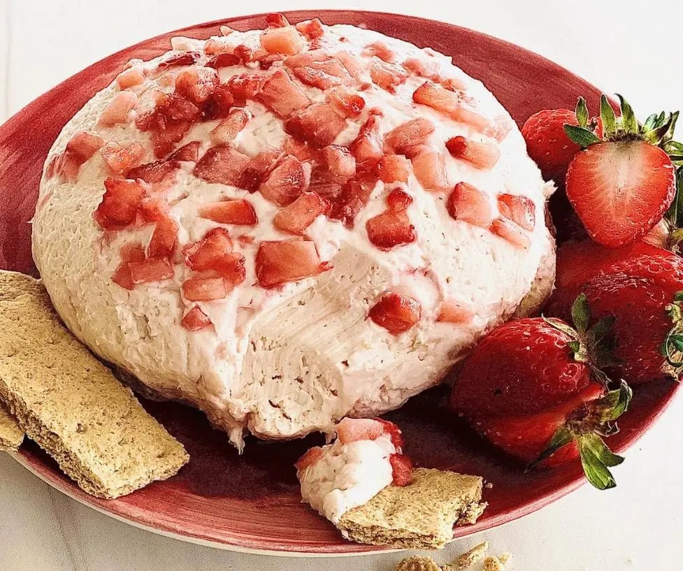 Strawberries and Cream Cheesecake Dip Mix - My SensibiliTeas - cheesecake dip mix from Carmie's Kitchen