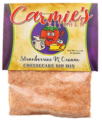 Strawberries and Cream Cheesecake Dip Mix - My SensibiliTeas - cheesecake dip mix from Carmie's Kitchen