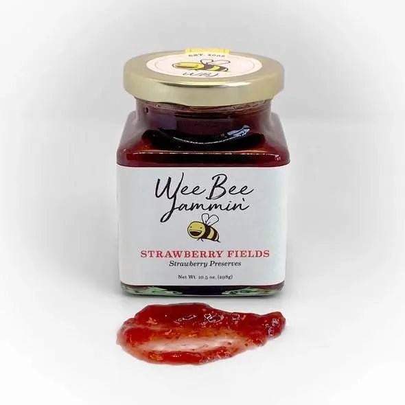 Strawberry Fields - Strawberry Preserves - My SensibiliTeas - small batch jam from Wee Bee Jammin'
