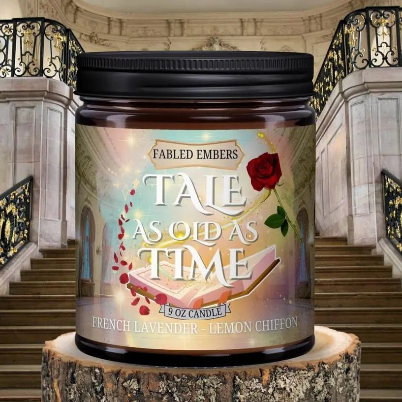 Tale as Old as Time Fairy Tale Coconut Soy Wax 9 oz Candle - My SensibiliTeas - fairy candle from Faded Embers