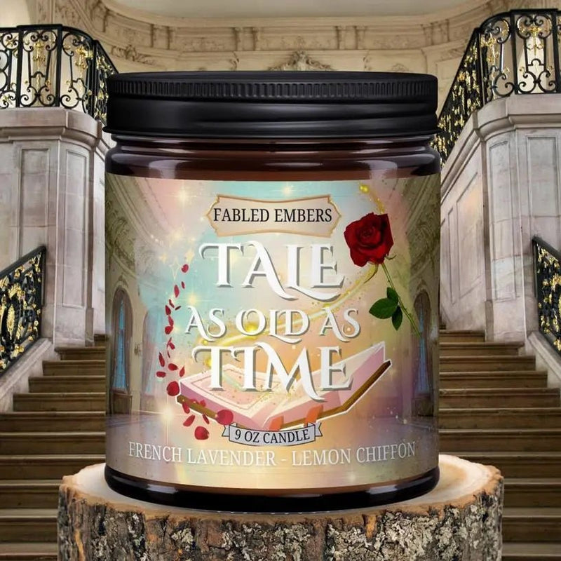 Tale as Old as Time Fairy Tale Coconut Soy Wax 9 oz Candle - My SensibiliTeas - fairy candle from Faded Embers