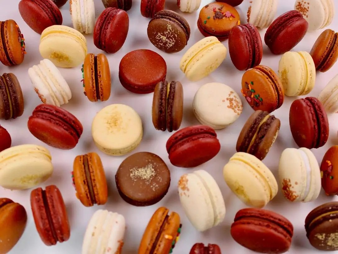 The Fall Collection - Gift Box of 5 Macarons - My SensibiliTeas - macaron assortment from Savor Patisserie French Macarons