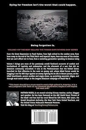 The Things Our Fathers Saw IV - Up the Bloody Boot - My SensibiliTeas - world war II book from Woodchuck Hollow Press