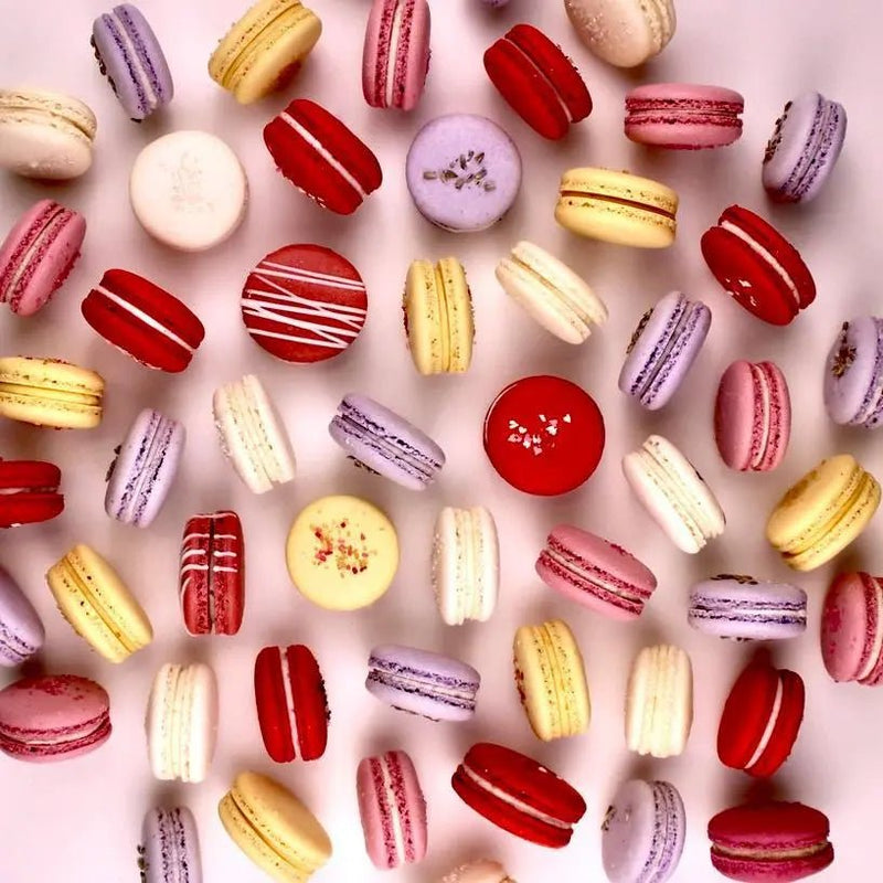 The Valentine's Collection - Gift Box of 5 - My SensibiliTeas - macaron assortment from Savor Patisserie French Macarons