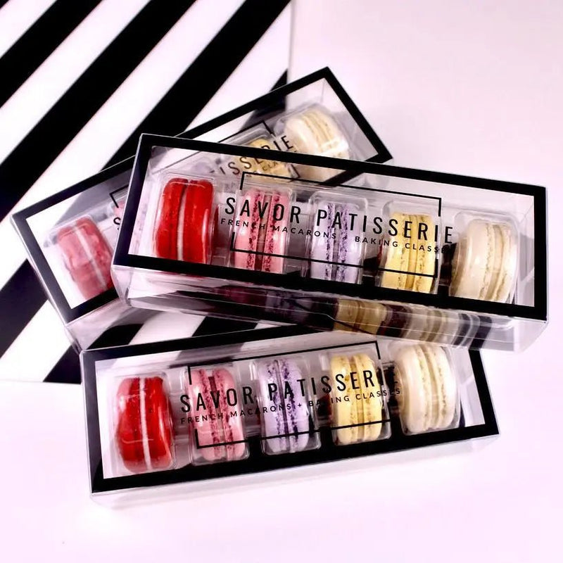 The Valentine's Collection - Gift Box of 5 - My SensibiliTeas - macaron assortment from Savor Patisserie French Macarons
