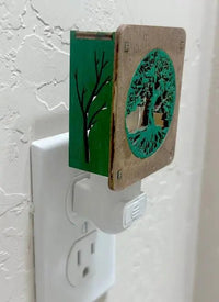 Tree Of Life Light Sensor Wall Plug In Night Light - My SensibiliTeas - nightlight's from The Mas Boutique