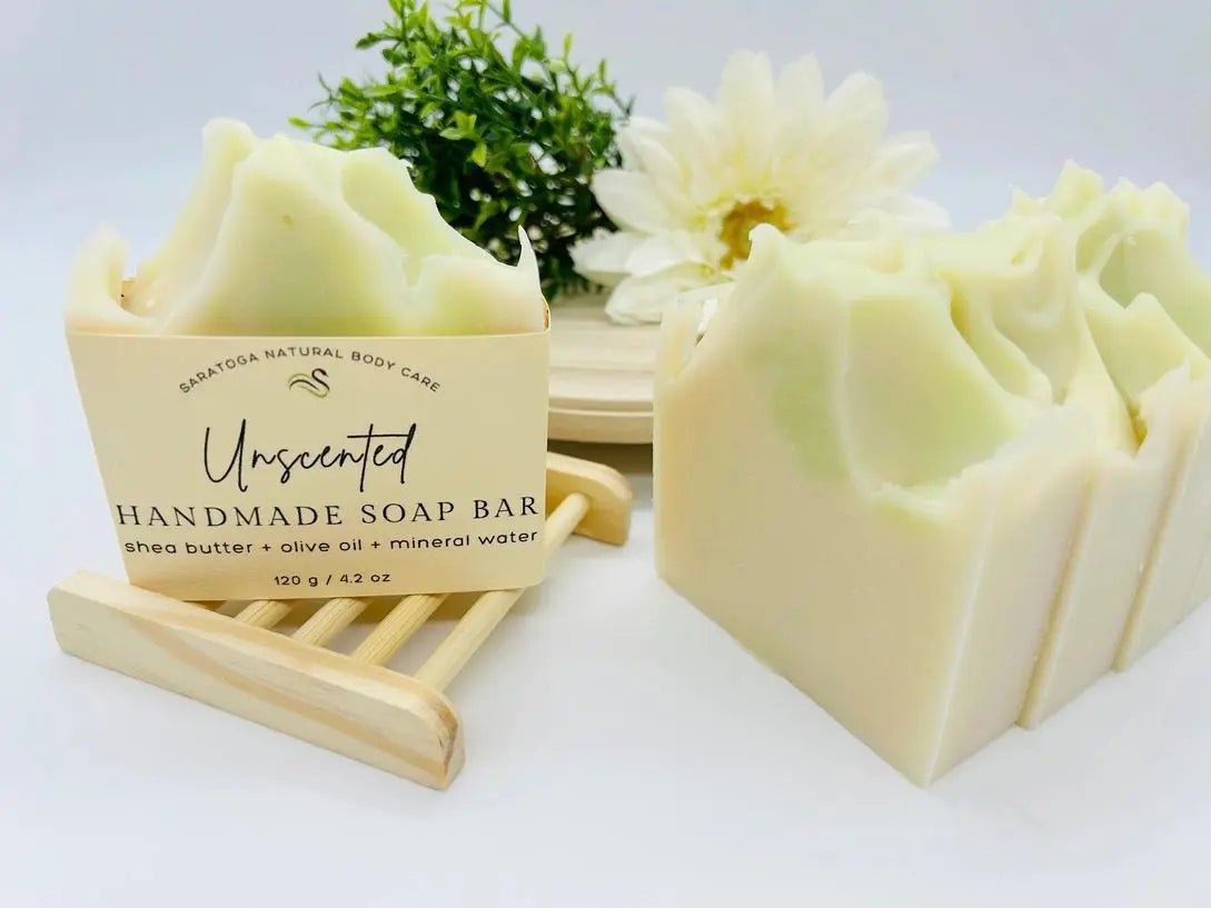 Unscented Handmade Soap Bar NATURAL VEGAN COLD PROCESS - My SensibiliTeas - bar soap from Saratoga Natural Body Care LLC