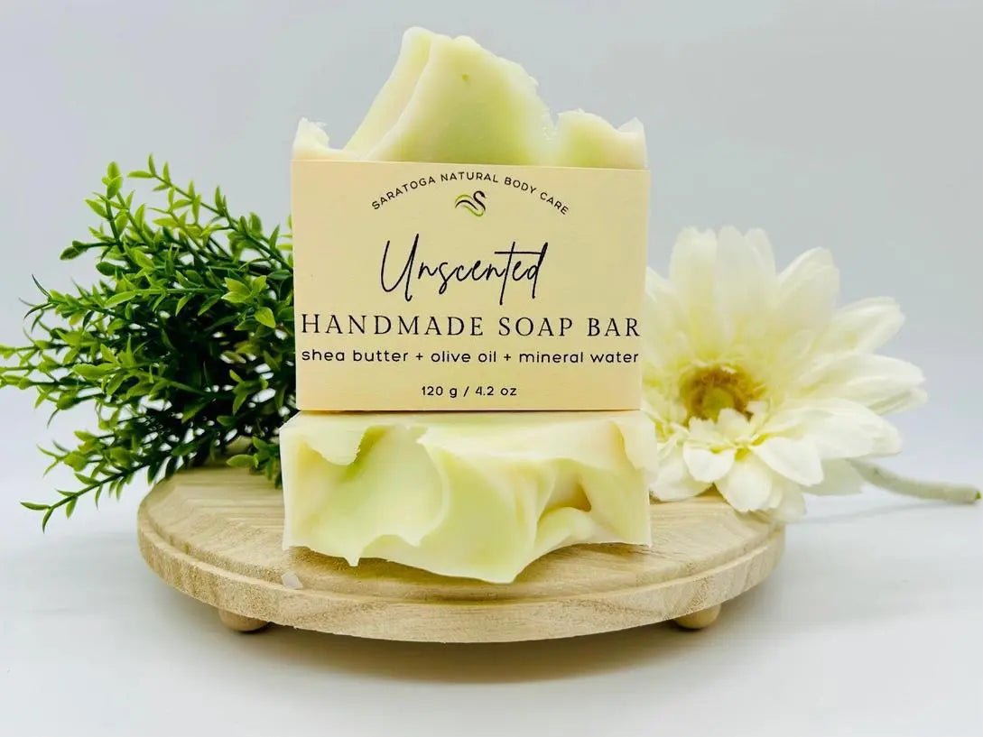 Unscented Handmade Soap Bar NATURAL VEGAN COLD PROCESS - My SensibiliTeas - bar soap from Saratoga Natural Body Care LLC