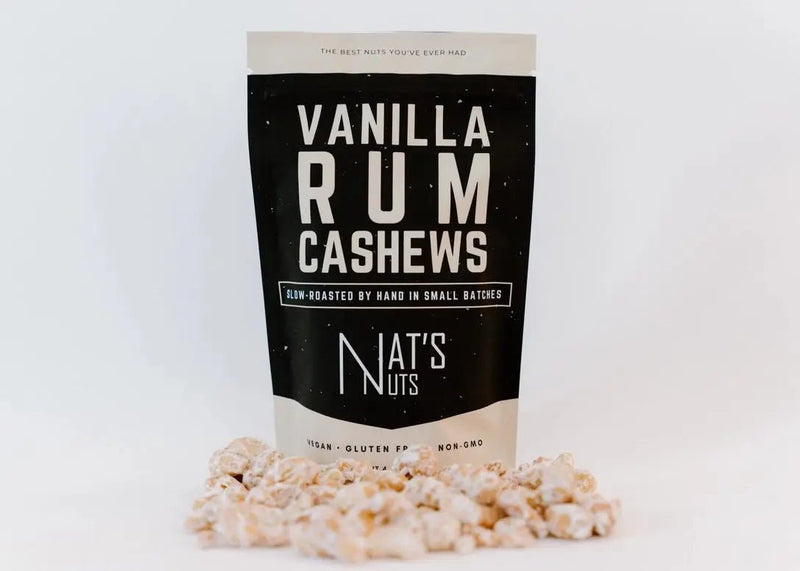 Vanilla Rum Cashews - My SensibiliTeas - candy coated nuts from Nat's Nuts