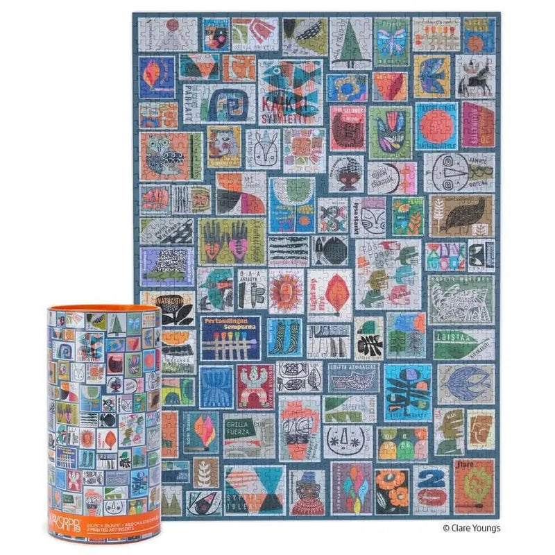 Vintage Matchbooks 1000 Piece Puzzle - My SensibiliTeas - eco friendly puzzle from WerkShoppe