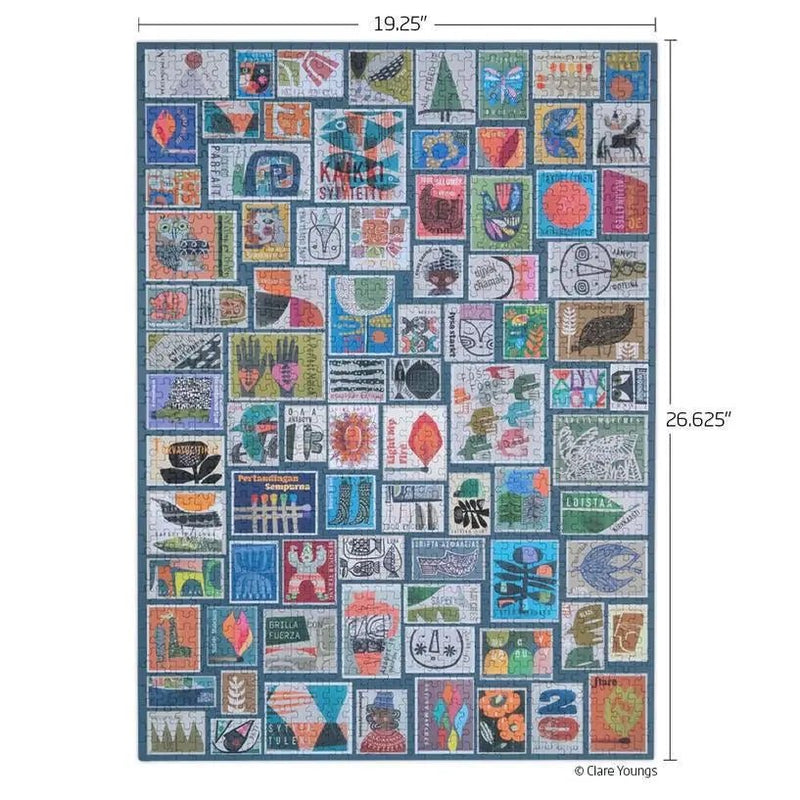 Vintage Matchbooks 1000 Piece Puzzle - My SensibiliTeas - eco friendly puzzle from WerkShoppe