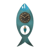 Wanda Pendulum Clock (Iridescent Blue) - My SensibiliTeas - artisan fish pendulum clock from Leonie Lacouette