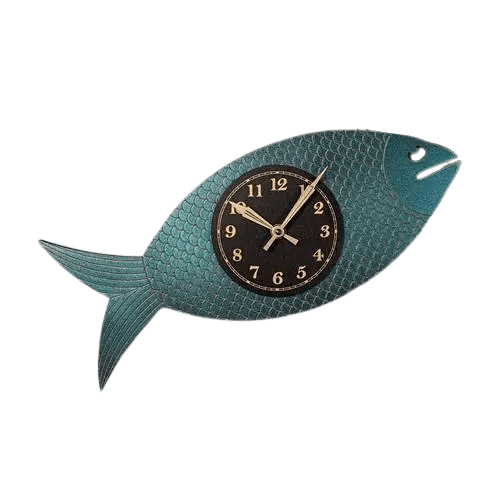 Wanda Wall Clock - My SensibiliTeas - fish wall clock from Leonie Lacouette