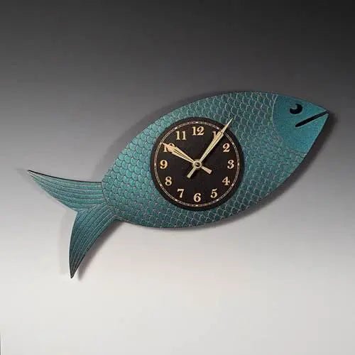 Wanda Wall Clock - My SensibiliTeas - fish wall clock from Leonie Lacouette