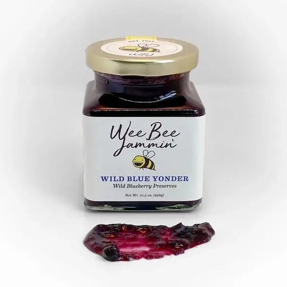 Wild Blue Yonder - Wild Blueberry Preserves - My SensibiliTeas - small batch jam from Wee Bee Jammin'