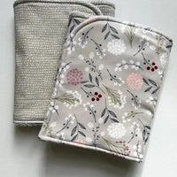 Wildflowers On Grey Burp Cloth, Set of 2 - My SensibiliTeas-baby essentials from Port & Starbird